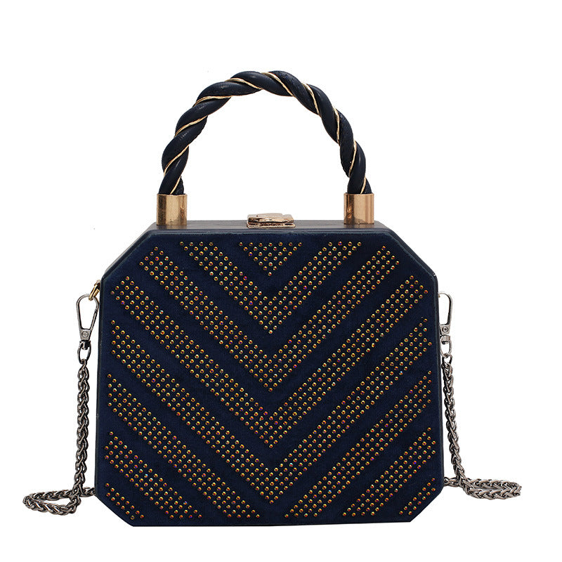 Simple Shoulder Bag Messenger Bag Metal Buckle Female Bag