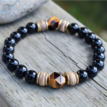 Tigereye Cut Obsidian Bracelet For Men And Women