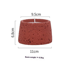 Home Decorative Crafts Candle Holder Cement Aromatherapy Candle Cup