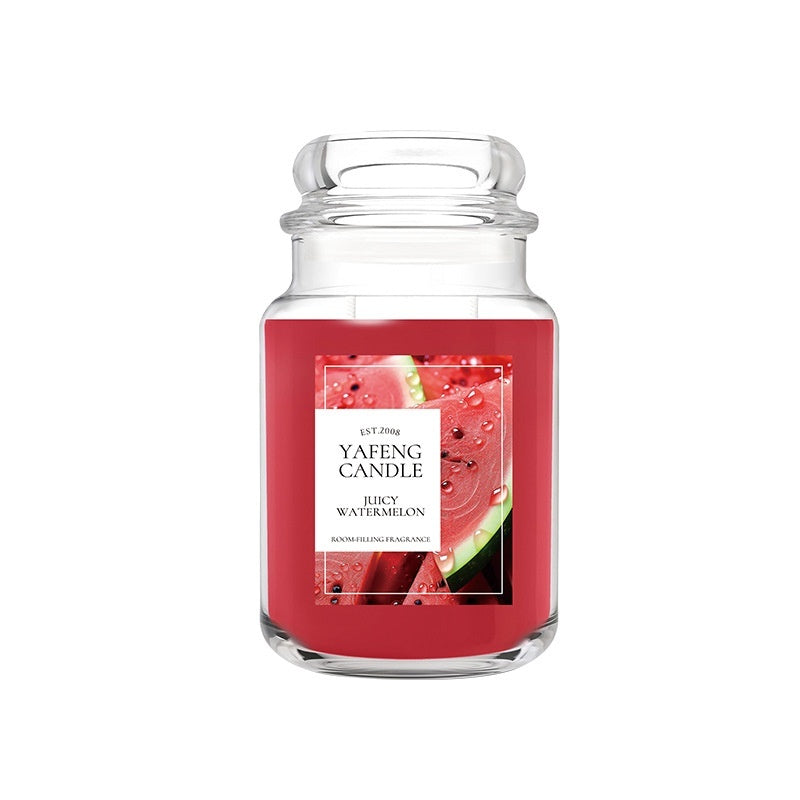 Christmas Best-Selling Large Jar 550g Candle Fragrance Essential Oil Smoke-Free Soy Wax High-End Gift