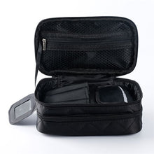 Double diamond cosmetic bag