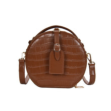 Textured stone shoulder bag