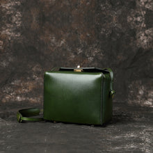 Square Box Bag Retro Leather Female Bag Messenger Bag