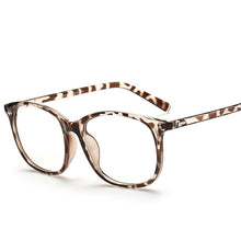 Flat Glasses Retro Student Glasses Frame Unisex Large Frame Flat Lens