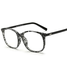 Flat Glasses Retro Student Glasses Frame Unisex Large Frame Flat Lens