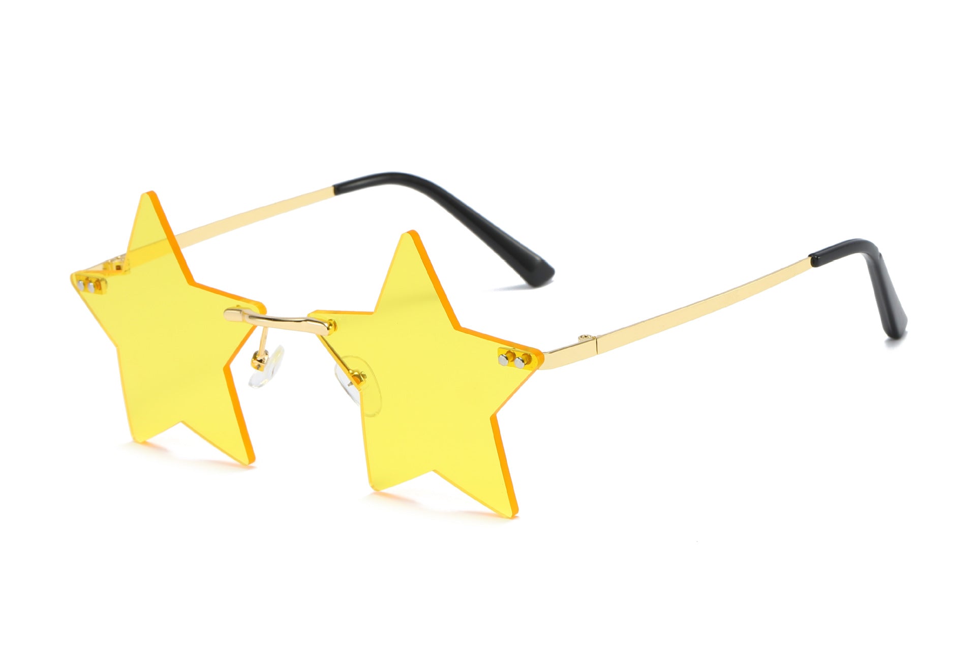 Rimless Star Fashion Small Sun glasses