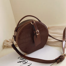 Textured stone shoulder bag