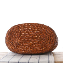 One shoulder straw bag