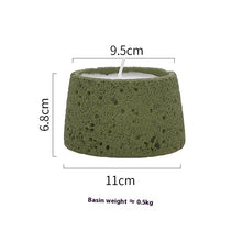 Home Decorative Crafts Candle Holder Cement Aromatherapy Candle Cup