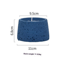 Home Decorative Crafts Candle Holder Cement Aromatherapy Candle Cup