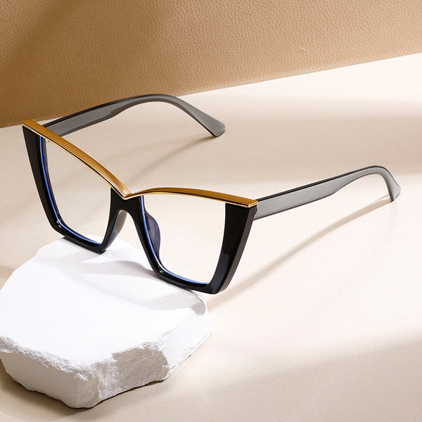 European And American Ins Cat Eye Frame Trendy All-match Anti-blue Light Glasses