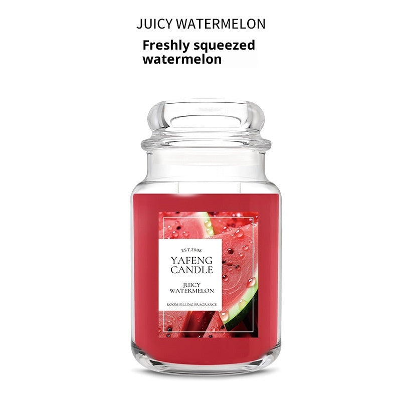 Christmas Best-Selling Large Jar 550g Candle Fragrance Essential Oil Smoke-Free Soy Wax High-End Gift