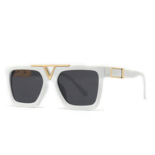 New European And American Paris Catwalk Fashion Square Trend Men's And Women's Sunglasses