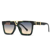 New European And American Paris Catwalk Fashion Square Trend Men's And Women's Sunglasses