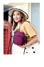 Messenger Bag Waterproof Nylon Bag Women's Small Square Bag Handbag