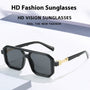 Women's Fashion Reflective Lenses Brown Sun Glasses