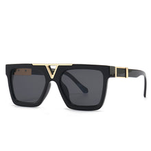 New European And American Paris Catwalk Fashion Square Trend Men's And Women's Sunglasses