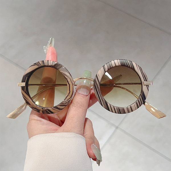 Small Frame Oval Fashion Sunglasses UV Protection