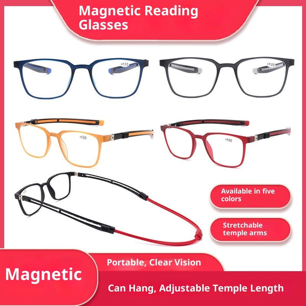 Tr90 Halter Reading Glasses Non-slip Multi-functional Sports Light Lens Folding