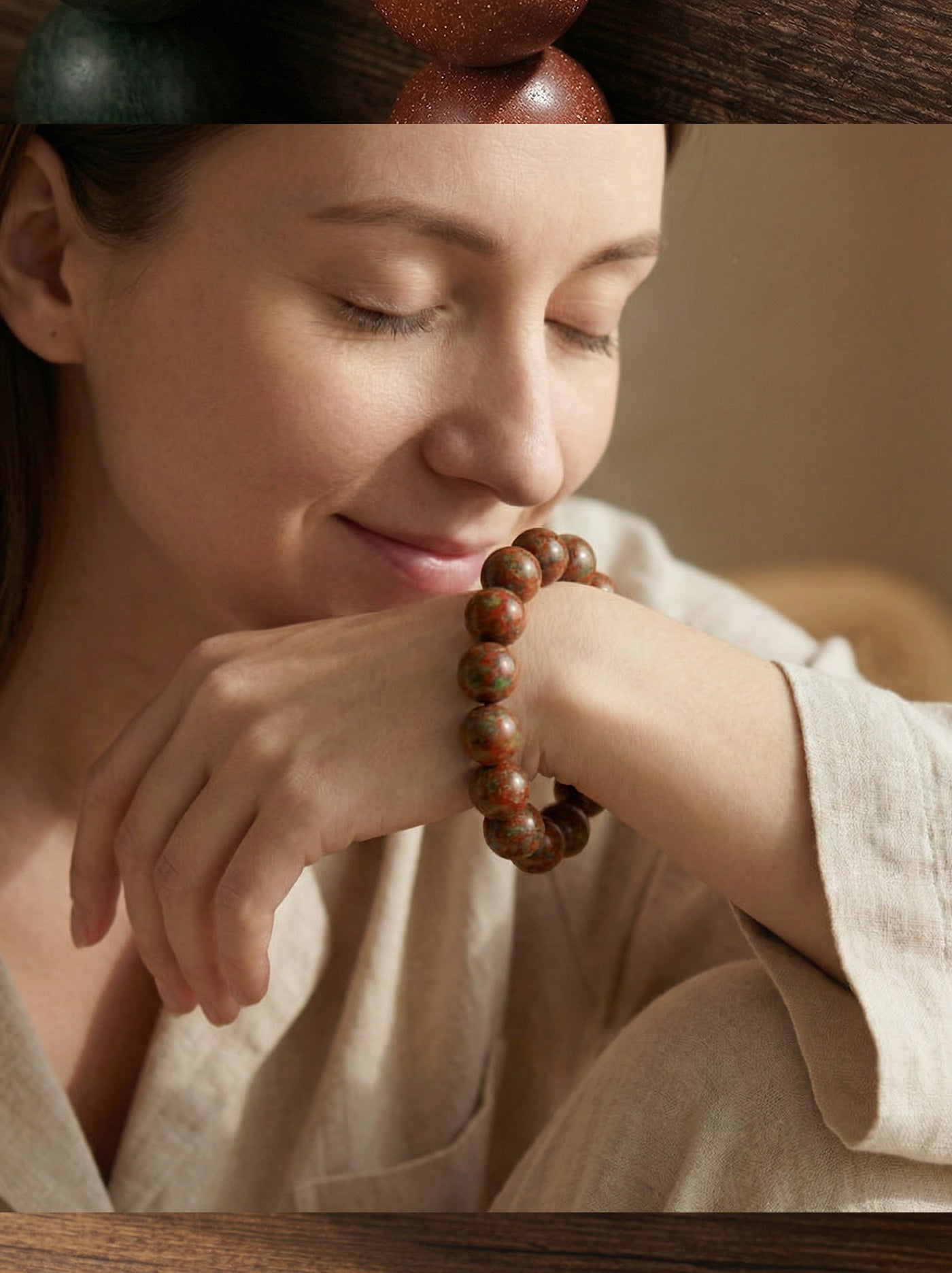 Traditional Chinese Medicine Jewelry Bead Bracelet