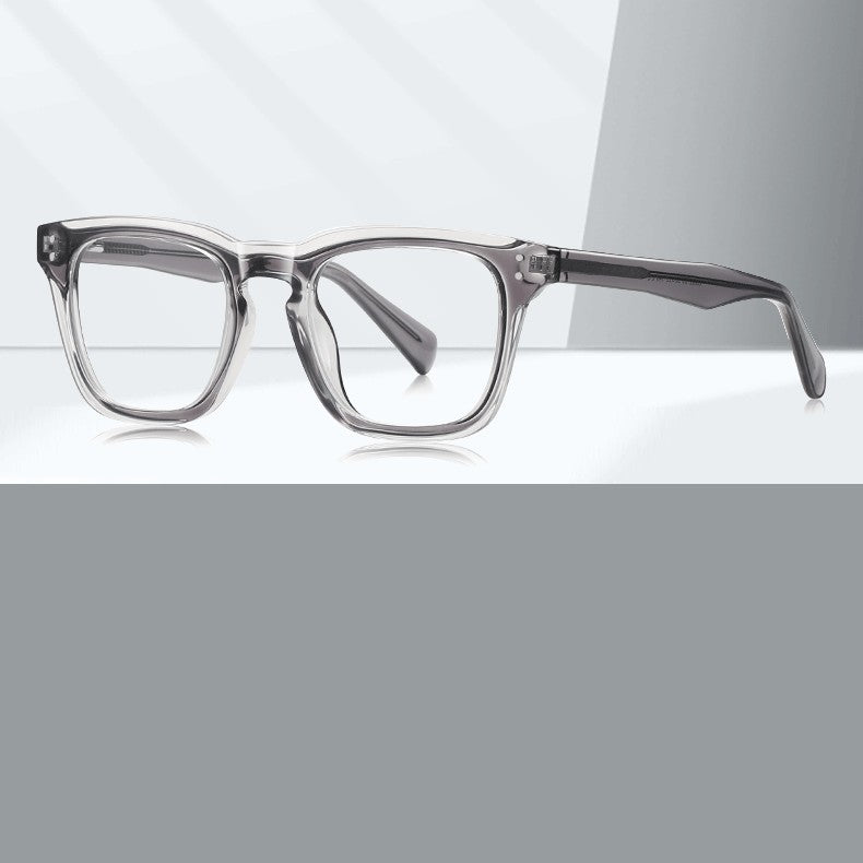 Men's Box Pin Plain Glasses Korean Style