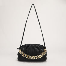 Solid Color Pleated Texture Bag Shoulder Bag Messenger Bag