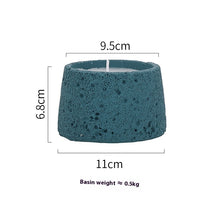 Home Decorative Crafts Candle Holder Cement Aromatherapy Candle Cup