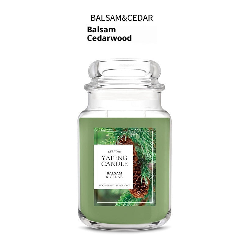 Christmas Best-Selling Large Jar 550g Candle Fragrance Essential Oil Smoke-Free Soy Wax High-End Gift