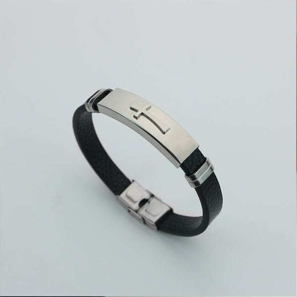 Cross Bracelet For Men, Handmade Jewelry, Niche Design