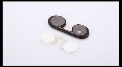 Portable Soft Silicone Clip Nose Reading Glasses