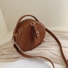 Textured stone shoulder bag