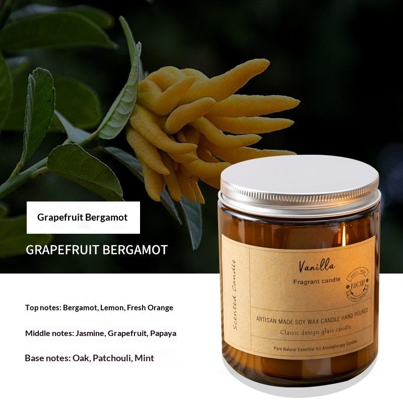 Glass-cup Scented Candle Gift Set With A Premium Feel