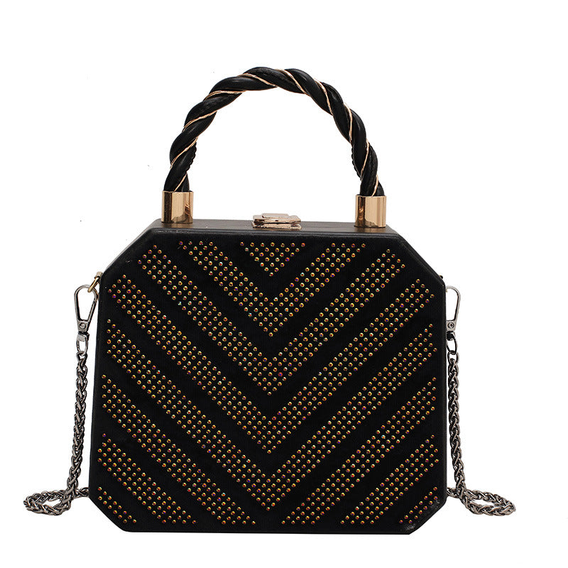 Simple Shoulder Bag Messenger Bag Metal Buckle Female Bag