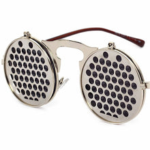 Men's Casual Retro Metal Punk Steam Flip Sunglasses