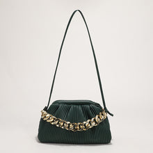 Solid Color Pleated Texture Bag Shoulder Bag Messenger Bag