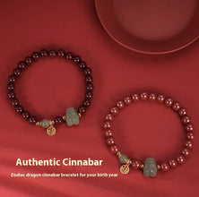 Natural Hetian Jade Cinnabar Bracelet For Men And Women