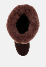 Olonya Fur Collar Anti-Skid Snow Boots