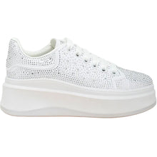 Jitter Bug Rhinestones Embellished Chunky Sneakers