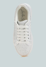 Jitter Bug Rhinestones Embellished Chunky Sneakers