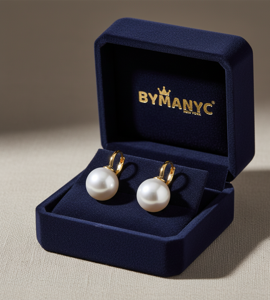 Pearl Drop Earrings Classic Pearl Drop SOHO | BYMANYC ® New York