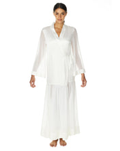 Silk Lace Applique Sheer Robe, Sirius.