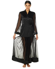 Silk Lace Applique Sheer Robe, Sirius.