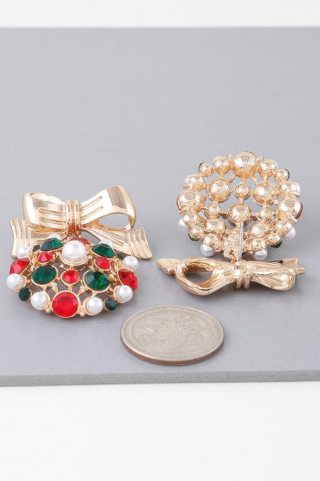 ROCKEFELLER CENTER Bejeweled Ribbon Earrings: BYMANYC ® New York