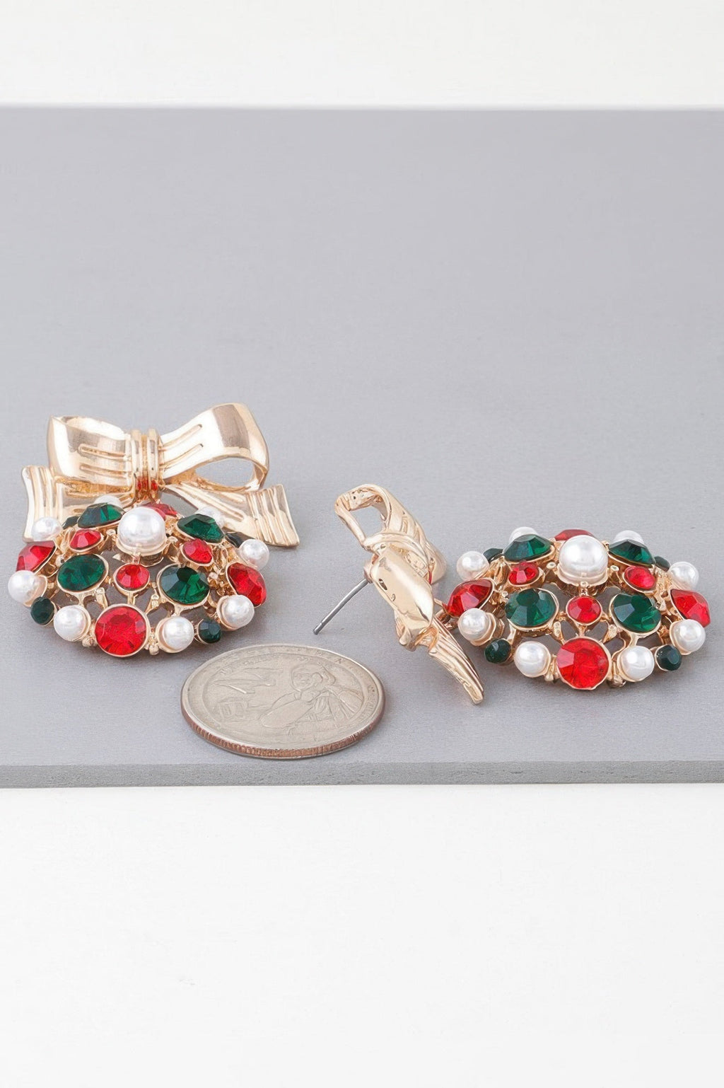 ROCKEFELLER CENTER Bejeweled Ribbon Earrings: BYMANYC ® New York
