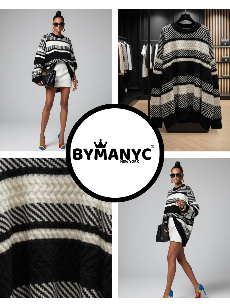 Women's Eco KNITWEAR RADIO CITY NYFW New Collection BYMANYC ® New York