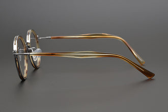 Pure Titanium Retro Handmade Round Frame Tortoiseshell  Myopia Frames