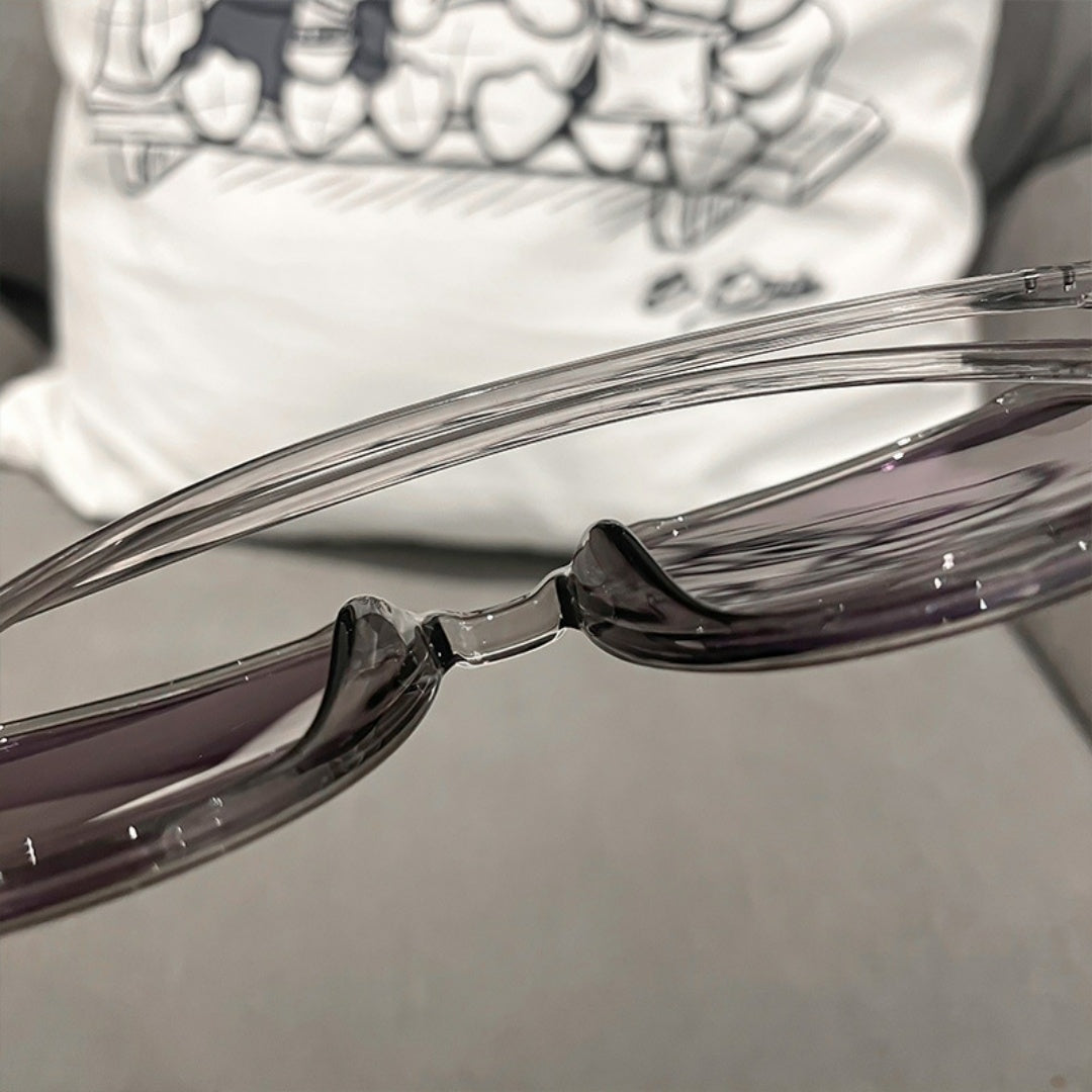 Lijia Korean Version Large Frame Anti Blue Light Goggles, Internet Famous, Same Color Changing Glasses 1535-3