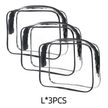 PVC Transparent Makeup Bag, Semi-transparent PVC Bag, Portable Storage Bag, Labubu Bag