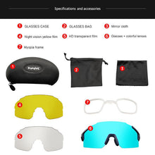 Outdoor Sports Myopia Day And Night Dual-use Windproof Goggles
