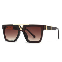 New European And American Paris Catwalk Fashion Square Trend Men's And Women's Sunglasses
